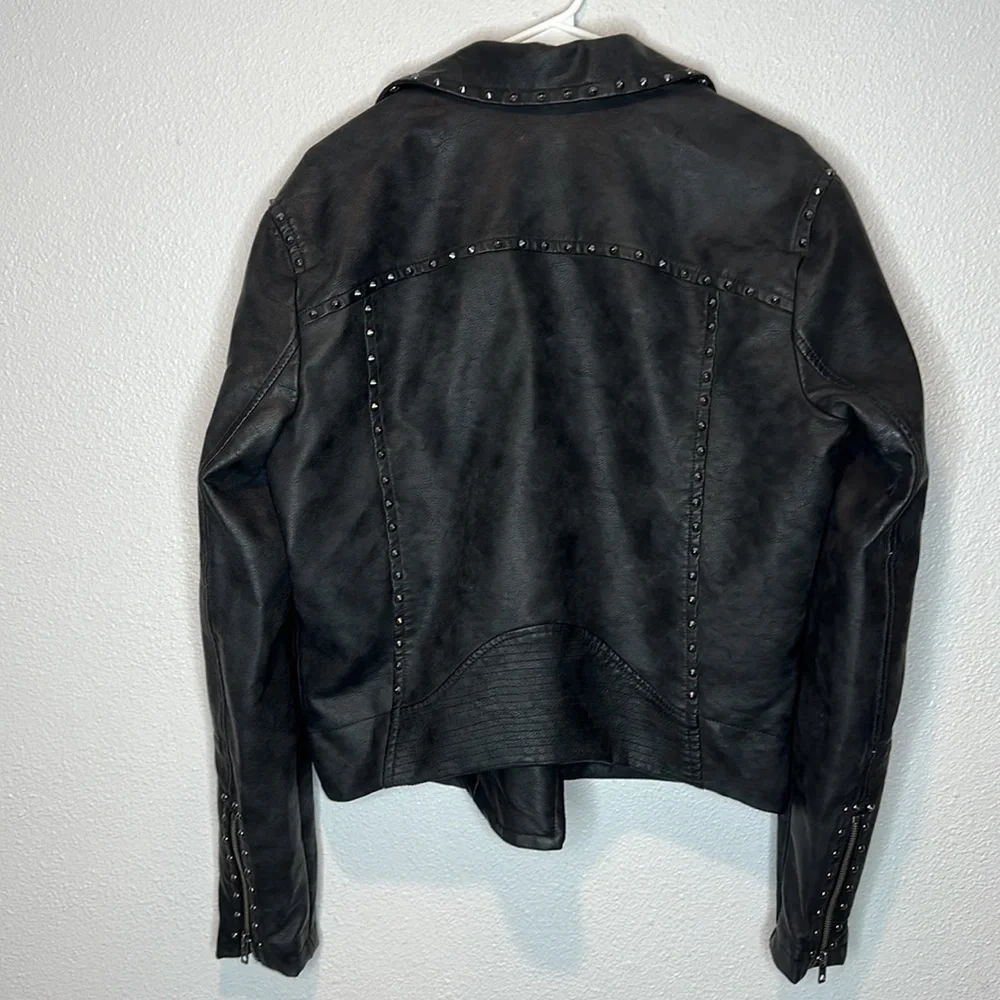 William Rast Faux Leather Jacket - w/Justin Timberlake & Trace Ayala sz XXL